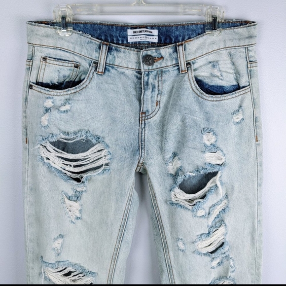 One Teaspoon Free Love Awesome Baggies Jeans 28 - Picture 4 of 4